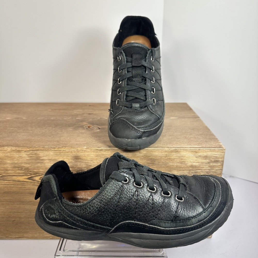 Earth Kalso Negative Heel Sneakers Womens SZ 8N Leather Minimalist Comfort Comfy
